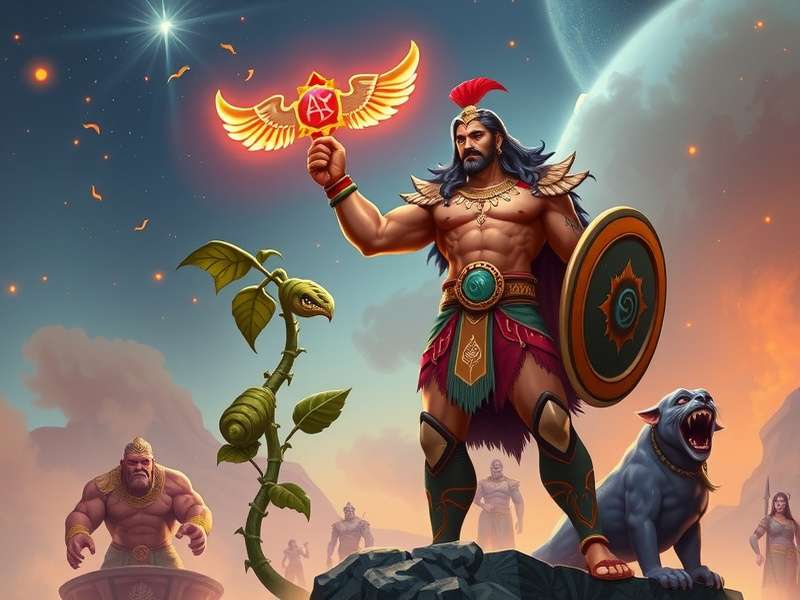 Star Anise Titan Slayer game artwork featuring Indian mythological titans